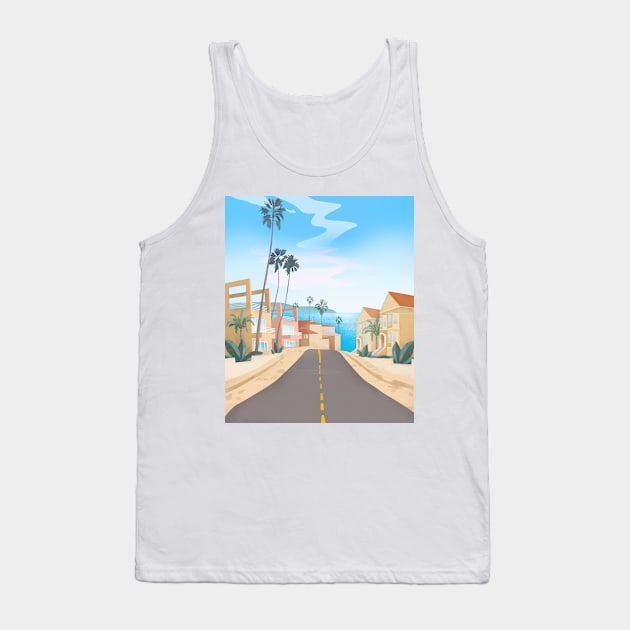 California Tank Top by Petras